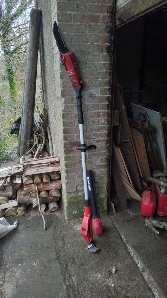 Einhell pruner and hedge trimmer